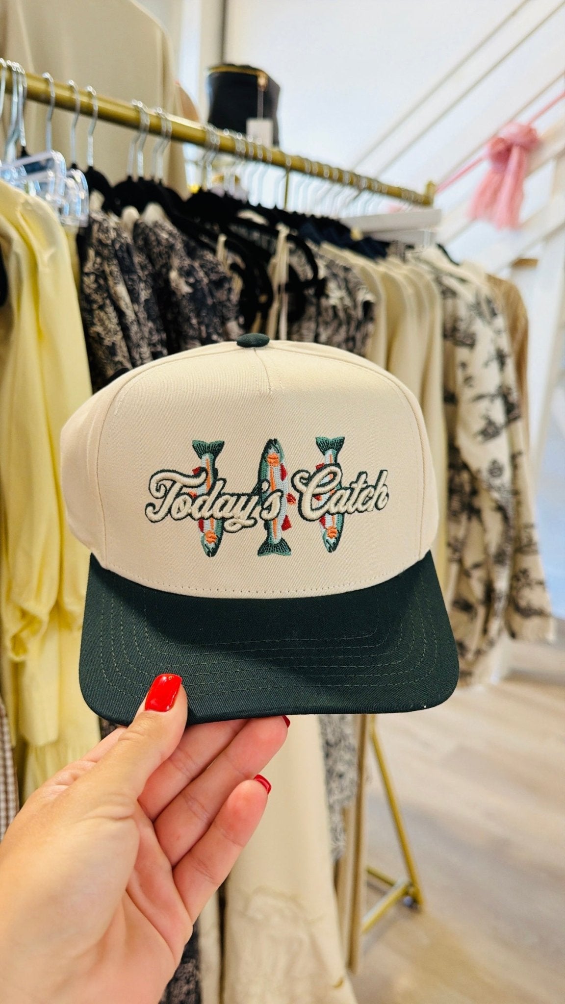 Todays Catch Canvas Trucker Hat - Accessories - Hats - Happiest