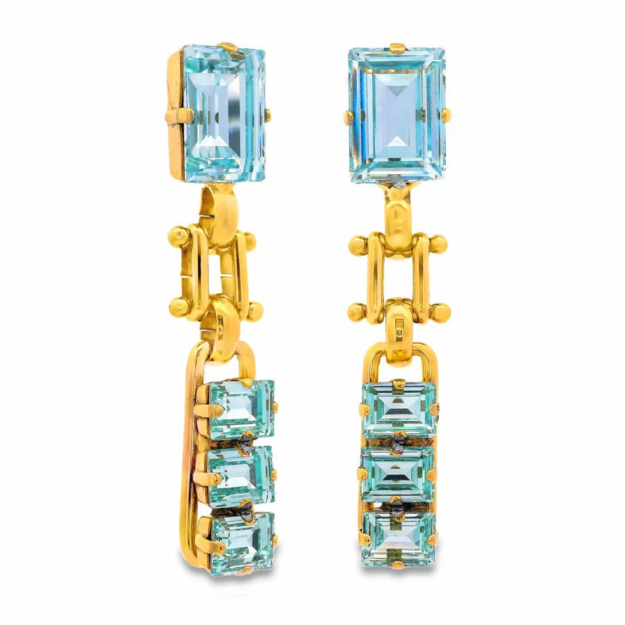 TOVA - Arisha Blue Earrings - Jewelry - Earrings - Tova