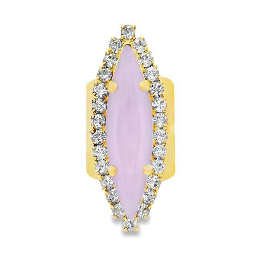 TOVA - Gold Alyssa Ring in Fairy Dust Ultra Unicorn - Jewelry - Rings - Tova