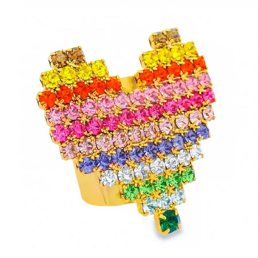 TOVA - Gold Candy Heart Ring - Jewelry - Rings - Tova