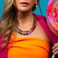 TOVA - Gold Gweneth Necklace in Rainbow Ombre - Jewelry - Necklaces - Tova