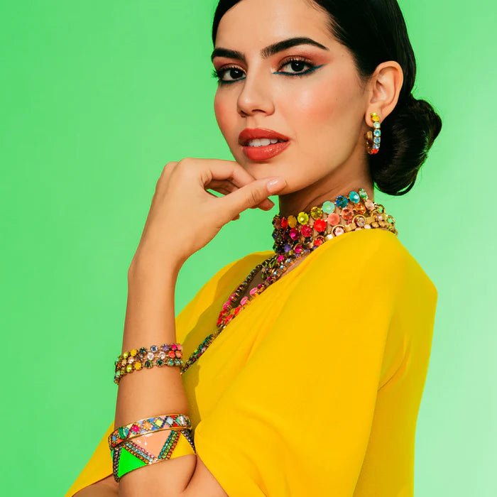 TOVA - Gold Izzy Candy Crush Bracelet - Jewelry - Bracelets - Tova