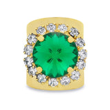 TOVA - Gold Jacci Majestic Green Ring - Jewelry - Rings - Tova