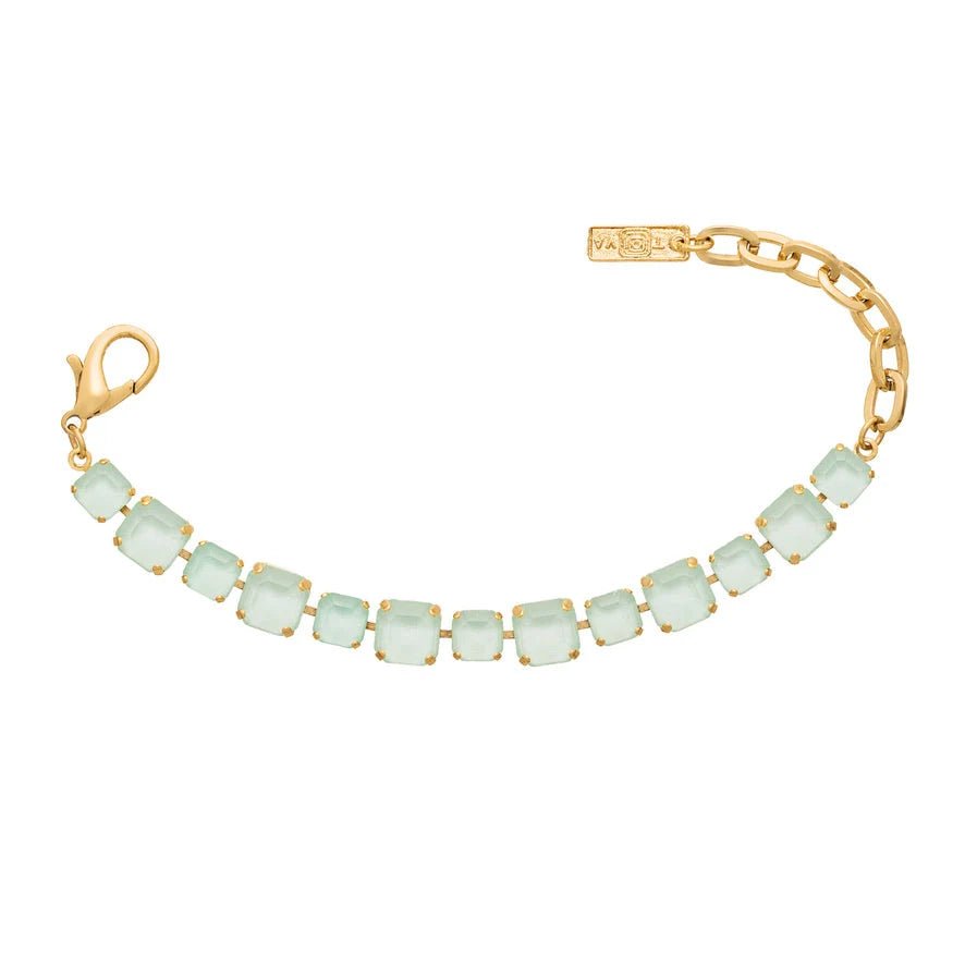 TOVA - Gold Jadia Bracelet Fairy Dust in Ultra Mint - Jewelry - Bracelets - Tova