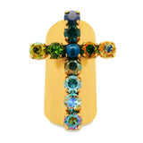 TOVA - Gold Jalus Cross Midnight Express Ring - Jewelry - Rings - Tova