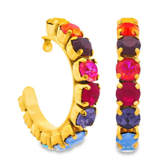 TOVA - Gold Jubilee Candy Crush Opal Earrings - Jewelry - Earrings - Tova