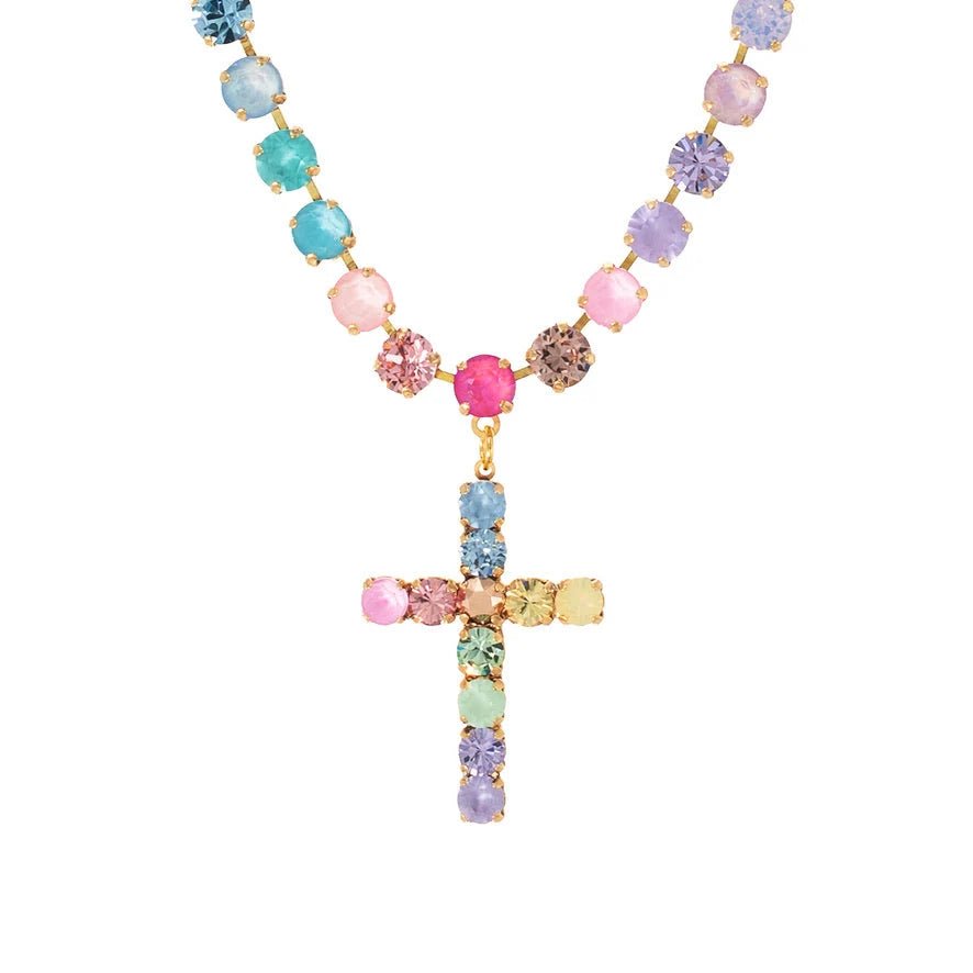 TOVA - Gold Mini Donatella Necklace in Fairy Dust - Jewelry - Necklaces - Tova