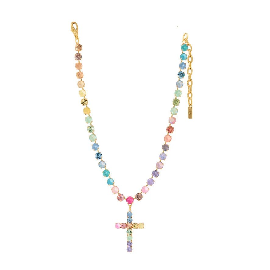 TOVA - Gold Mini Donatella Necklace in Fairy Dust - Jewelry - Necklaces - Tova