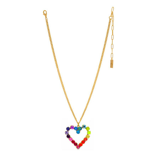 TOVA - Gold Mini Heart Candy Crush Necklace - Jewelry - Necklaces - Tova