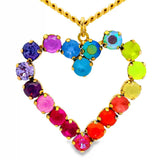 TOVA - Gold Mini Heart Candy Crush Necklace - Jewelry - Necklaces - Tova