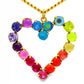 TOVA - Gold Mini Heart Candy Crush Necklace - Jewelry - Necklaces - Tova