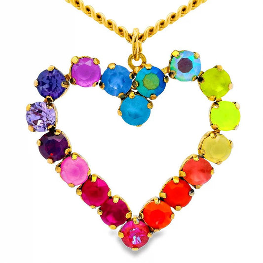 TOVA - Gold Mini Heart Candy Crush Necklace - Jewelry - Necklaces - Tova