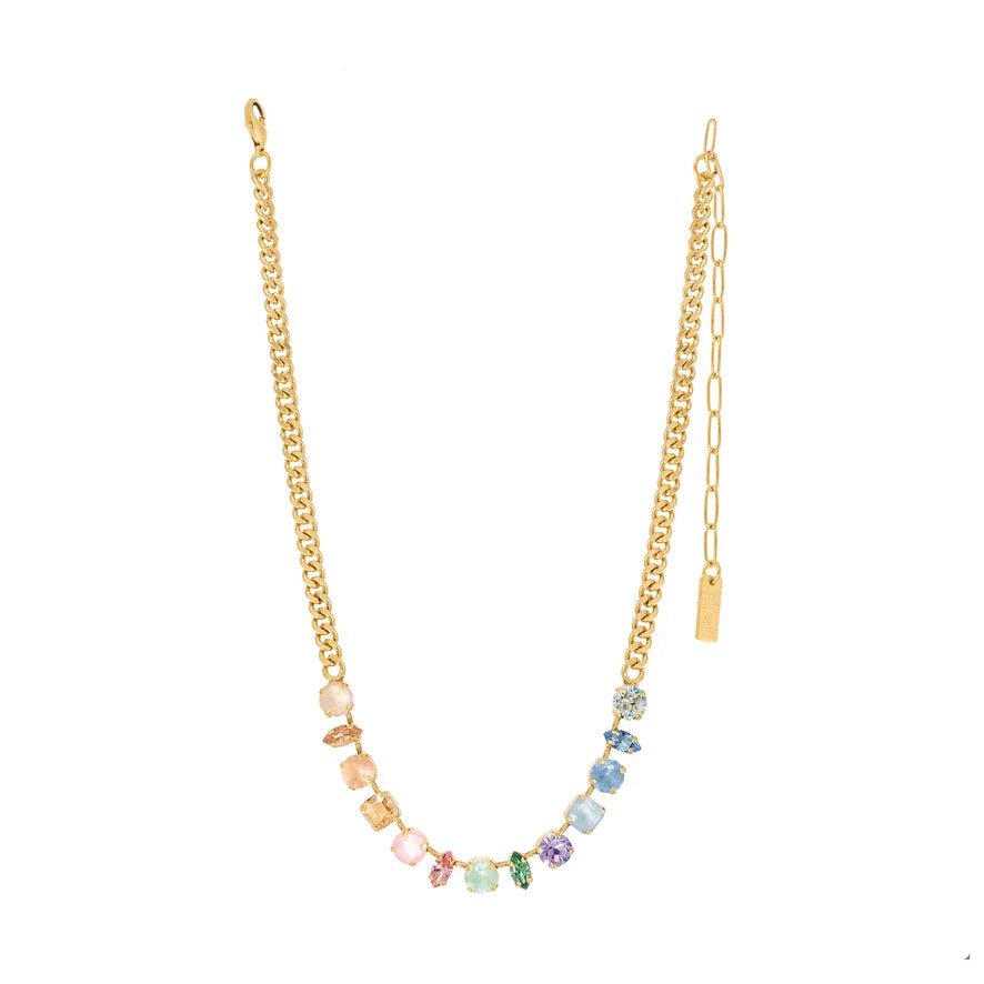 TOVA - Gold Mini Riya Necklace in Fairy Dust - Jewelry - Necklaces - Tova
