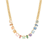 TOVA - Gold Mini Riya Necklace in Fairy Dust - Jewelry - Necklaces - Tova