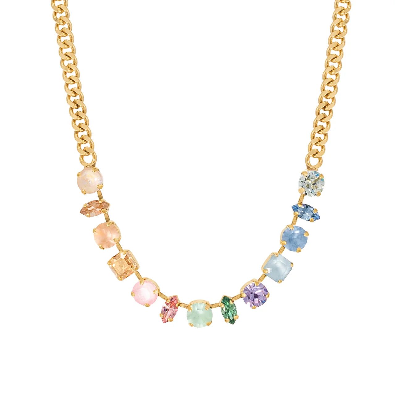 TOVA - Gold Mini Riya Necklace in Fairy Dust - Jewelry - Necklaces - Tova