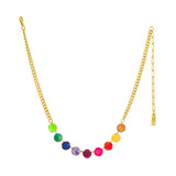 TOVA - Gold Mini Sofia Candy Crush Necklace - Jewelry - Necklaces - Tova
