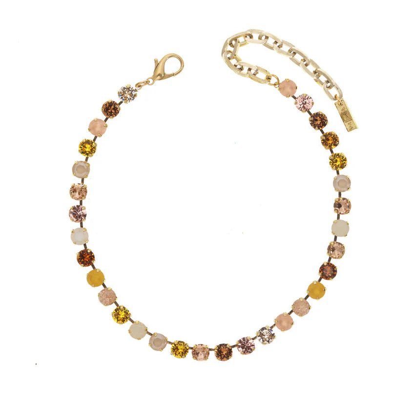 TOVA - Gold Oakland Necklace in Neutral Mixed Stones - Jewelry - Necklaces - Tova