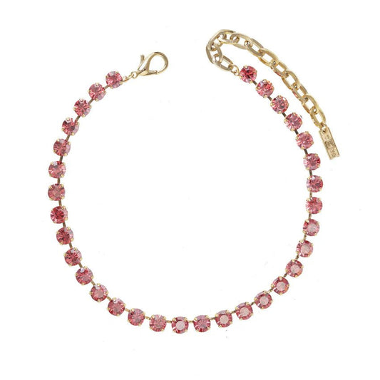 TOVA - Gold Oakland Necklace in Watermelon - Jewelry - Necklaces - Tova