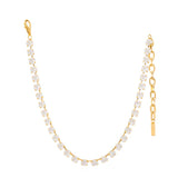 TOVA - Gold Oakland Necklace White Matte - Jewelry - Necklaces - Tova