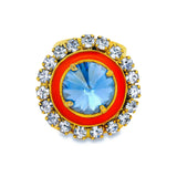 TOVA - Gold Orange Hershey Ring - Jewelry - Rings - Tova