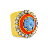 TOVA - Gold Orange Hershey Ring - Jewelry - Rings - Tova