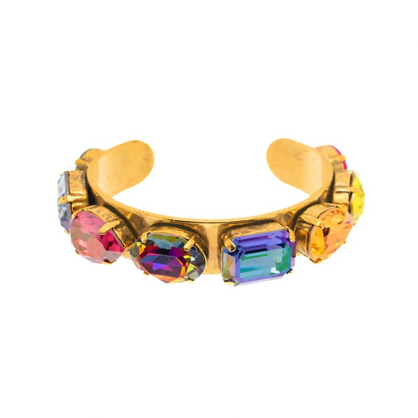 TOVA - Gold Roma in Candy Crush Bracelet Cuff - Jewelry - Bracelets - Tova