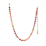 TOVA - Gold Sarina Flamingo Mix Necklace - Jewelry - Necklaces - Tova