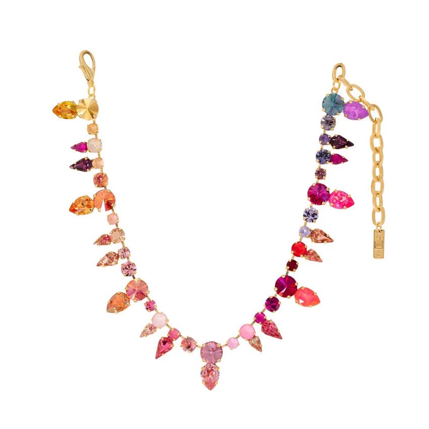 TOVA - Gold Seraphiel Pink Necklace - Jewelry - Necklaces - Tova