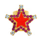 TOVA - Gold Super Star Ring in Enamel Red - Jewelry - Rings - Tova