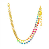 TOVA - Gold Treyvon Candy Crush Necklace - Jewelry - Necklaces - Tova