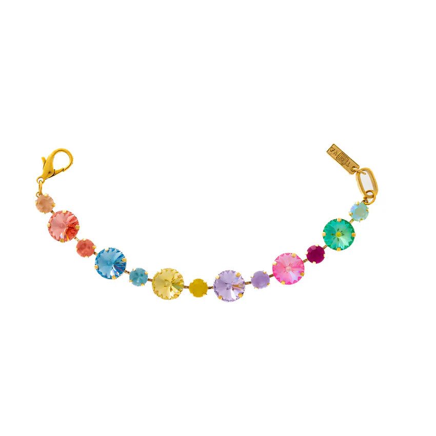 TOVA - Gold Trinity Candy Crush Bracelet - Jewelry - Bracelets - Tova