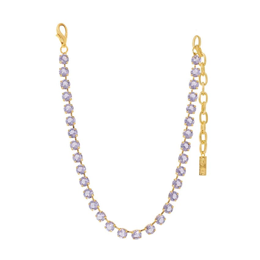 TOVA - Gold Violet Oakland Choker Necklace - Jewelry - Necklaces - Tova