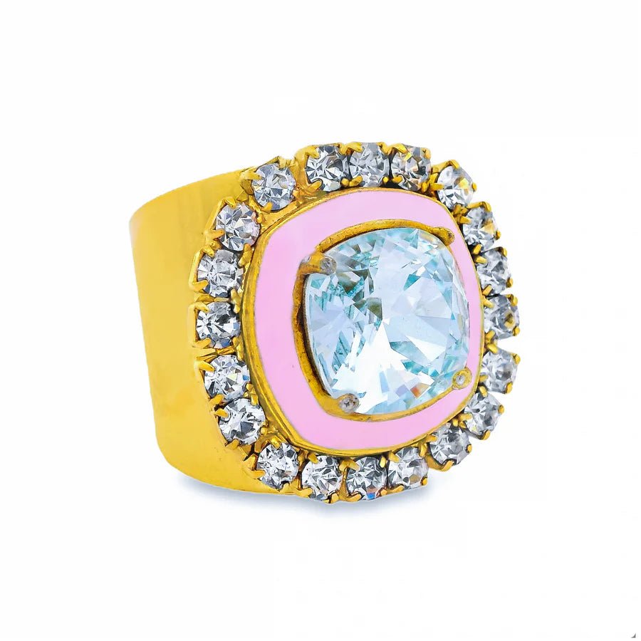 TOVA - Gold/Pink Kinder Ring - Jewelry - Rings - Tova