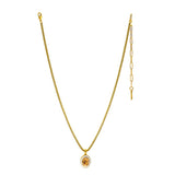 TOVA - Gold/White Dakota Pendant Necklcae - Jewelry - Necklaces - Tova