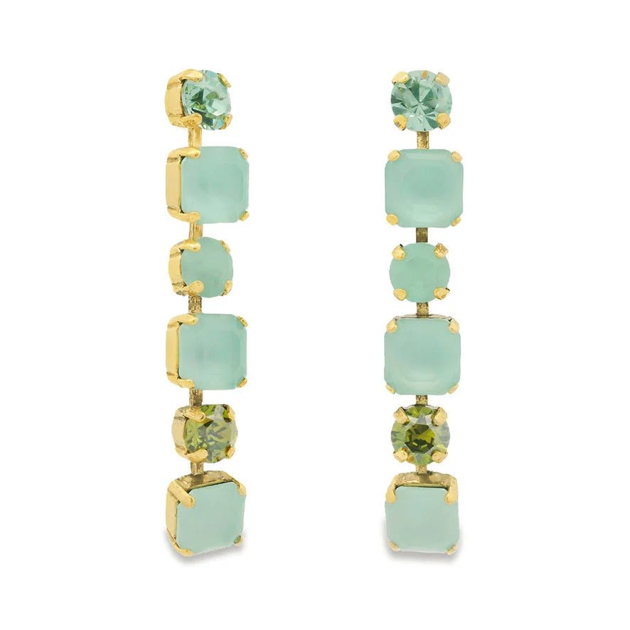 TOVA - Poppy Earrings in Fairy Dust Ultra Mint - Jewelry - Earrings - Tova