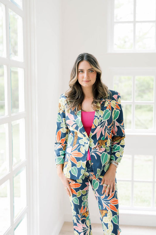 Tropics Please Bright Floral Blazer - Outerwear - Blazers - Fate