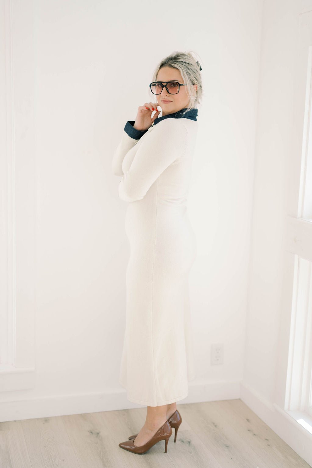 Tuscany Charm Sweater Dress - Dresses - Able