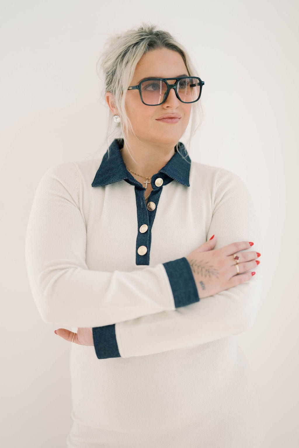 Tuscany Charm Sweater Dress - Dresses - Able