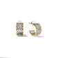 Two - Tone Watch Small Hoop Earrings - Jewelry - Earrings - Brenda Grands Jewelry
