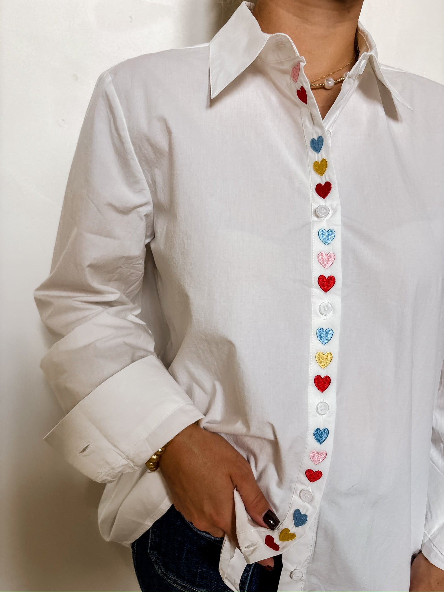 Uptown Stroll Heart Top - Tops - Blouses - Q2