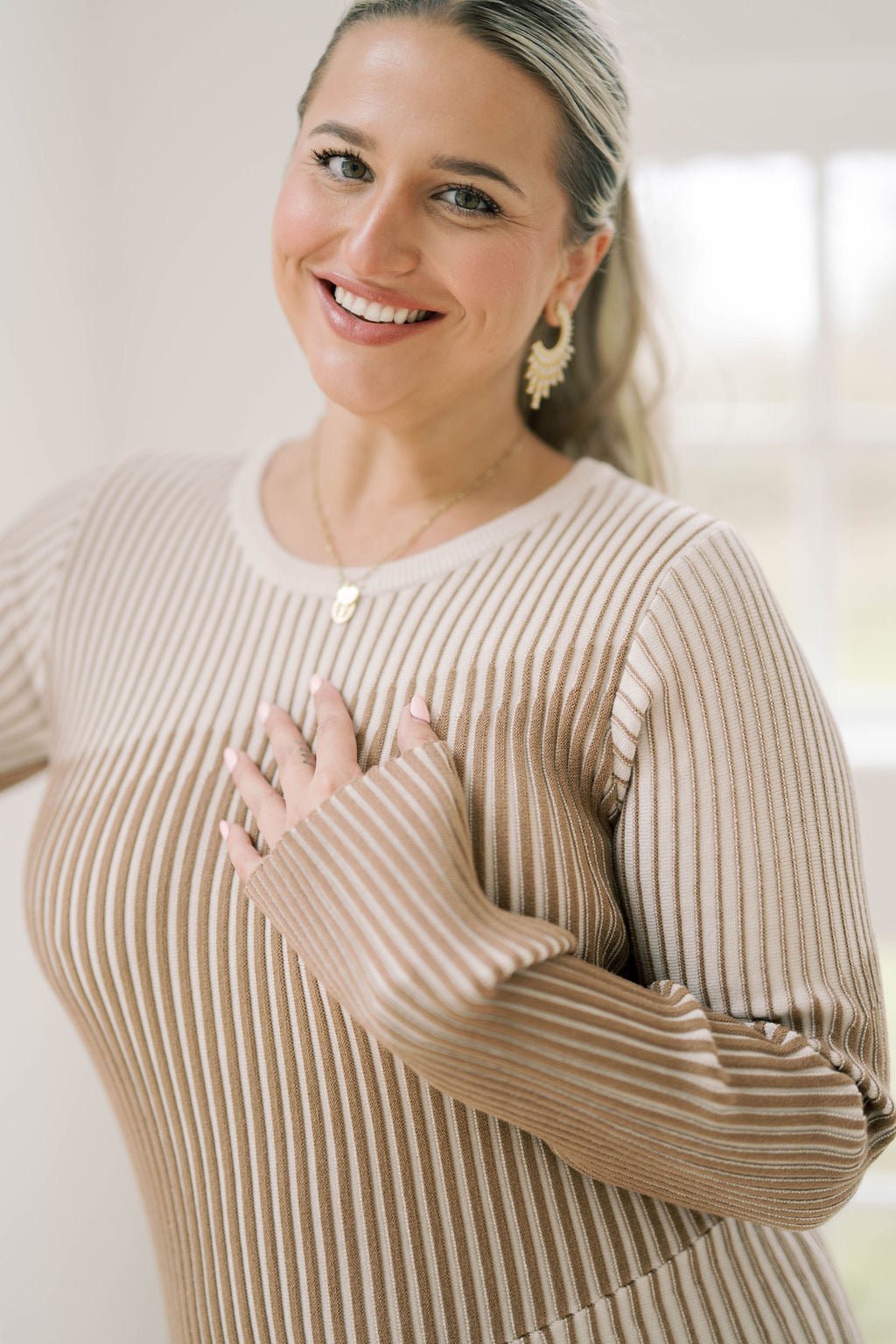 Urban Sleek Sweater Maxi Dress - Dresses - Able