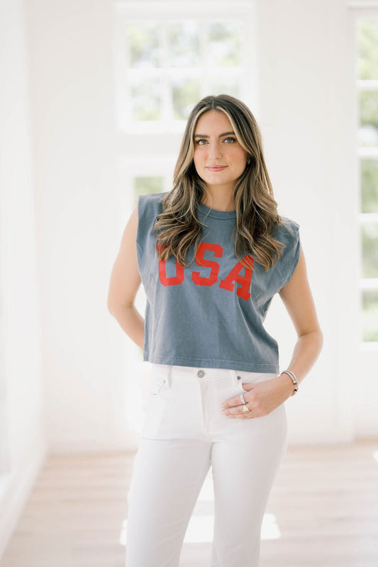 USA Muscle Tee - Tops - Tanks - Summer Tees