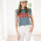 USA Muscle Tee - Tops - Tanks - Summer Tees