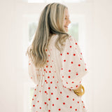 Vacay Escape Dot Romper - Rompers - Peach Love CA