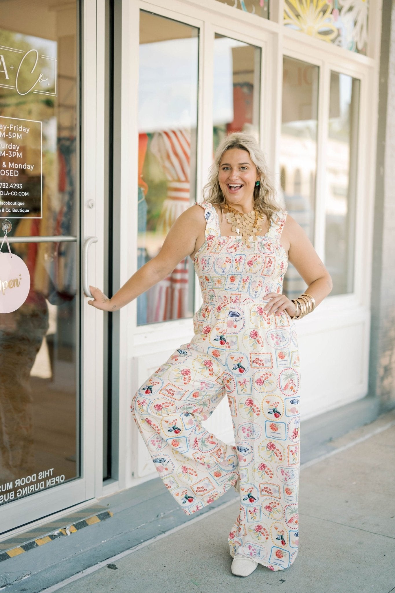 Vacay Plans Jumpsuit - Jumpsuits - She & Sky
