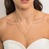 Waterproof Gold Diamond Cross Pendant Necklace - Jewelry - Necklaces - Brenda Grands Jewelry