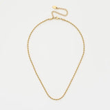 Waterproof Gold Rope Chain Necklace - Jewelry - Necklaces - Brenda Grands Jewelry