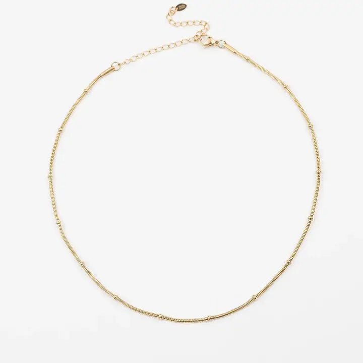 Waterproof Gold Rope Satellite Chain Large Necklace - Jewelry - Necklaces - Brenda Grands Jewelry