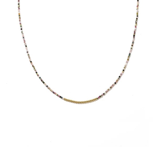 Waterproof Tourmaline Beaded Necklace - Jewelry - Necklaces - Brenda Grands Jewelry