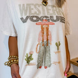 Western Vogue Cowgirl Tee - Tops - Tees - Summer Tees